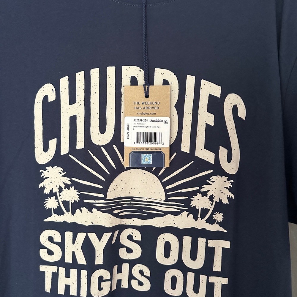 Chubbies Midnight Blue Graphic Tee - Picture 3 of 3